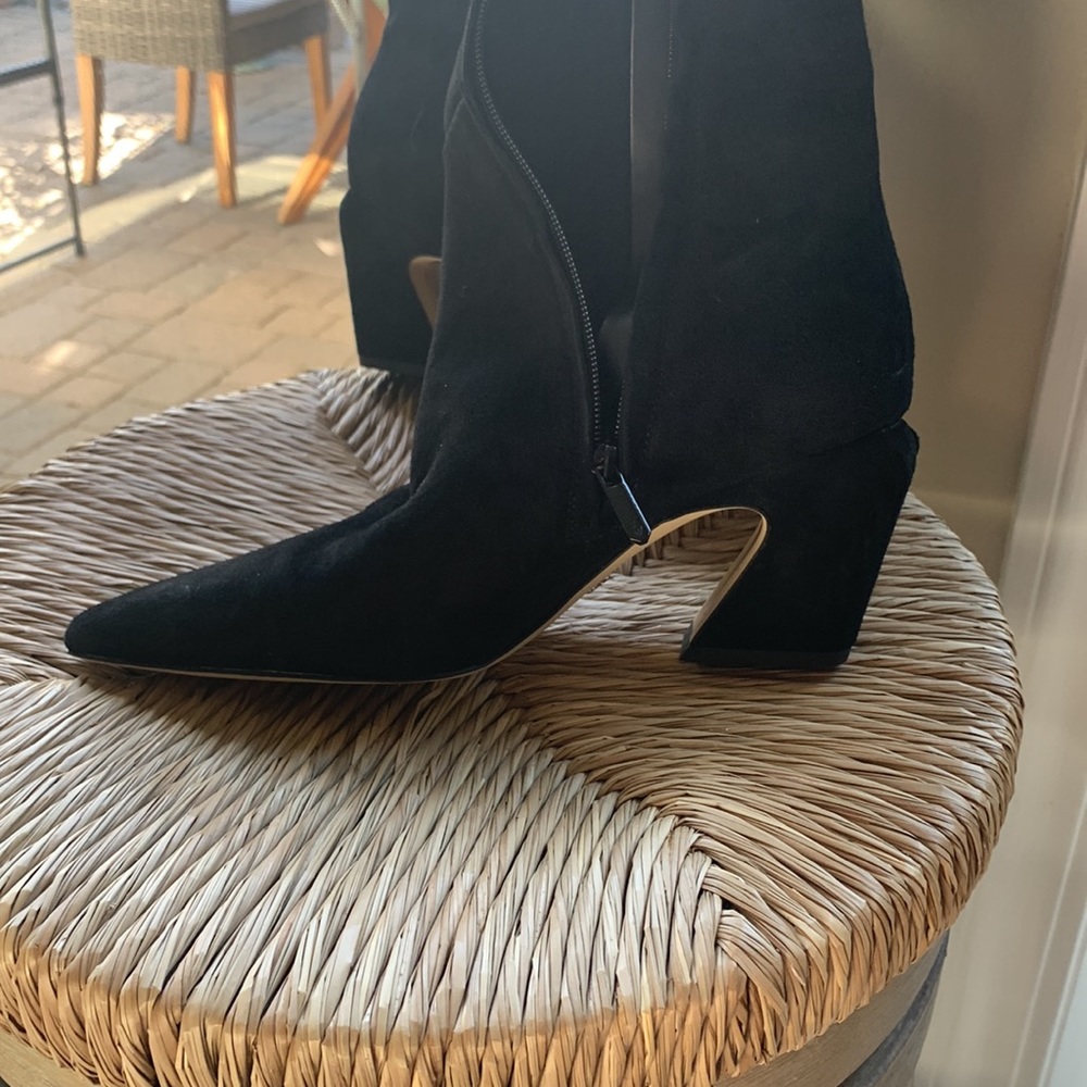 Sam Edelman black suede knee high boots - Picture 13 of 15